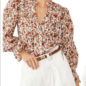 Free People Meant to Be Floral Blouse